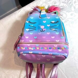 Under One Sky Unicorn Backpack Adjustable Strap Handbag Rainbow coloured